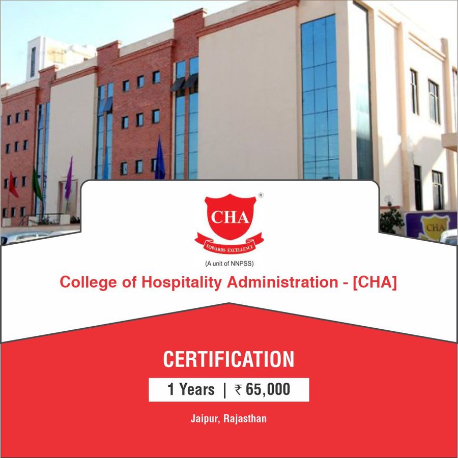 Certification Course in Food Production at College of Hospitality Administration-Jaipur, Jaipur